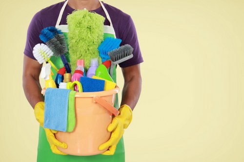 Cleaner Chiswick team maintaining a bright and organized living space