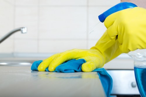Deep cleaning service for a Chiswick flat with access considerations