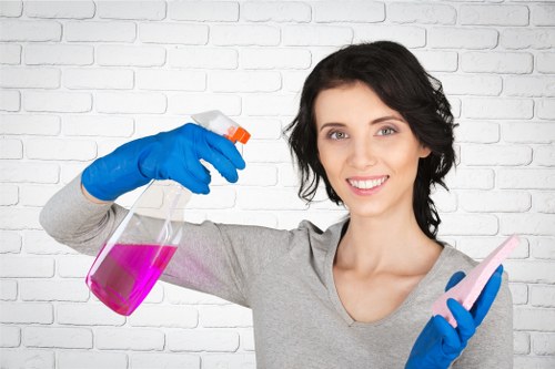 Professional short-let cleaning for a kitchen and bathroom